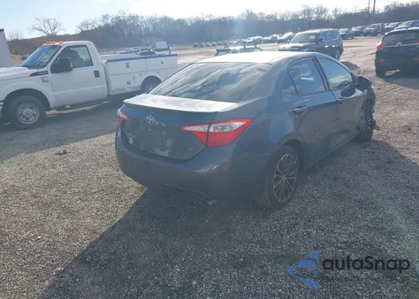 2014 Toyota Corolla S Plus из США, поврежденный, VIN 2T1BURHE5EC002535